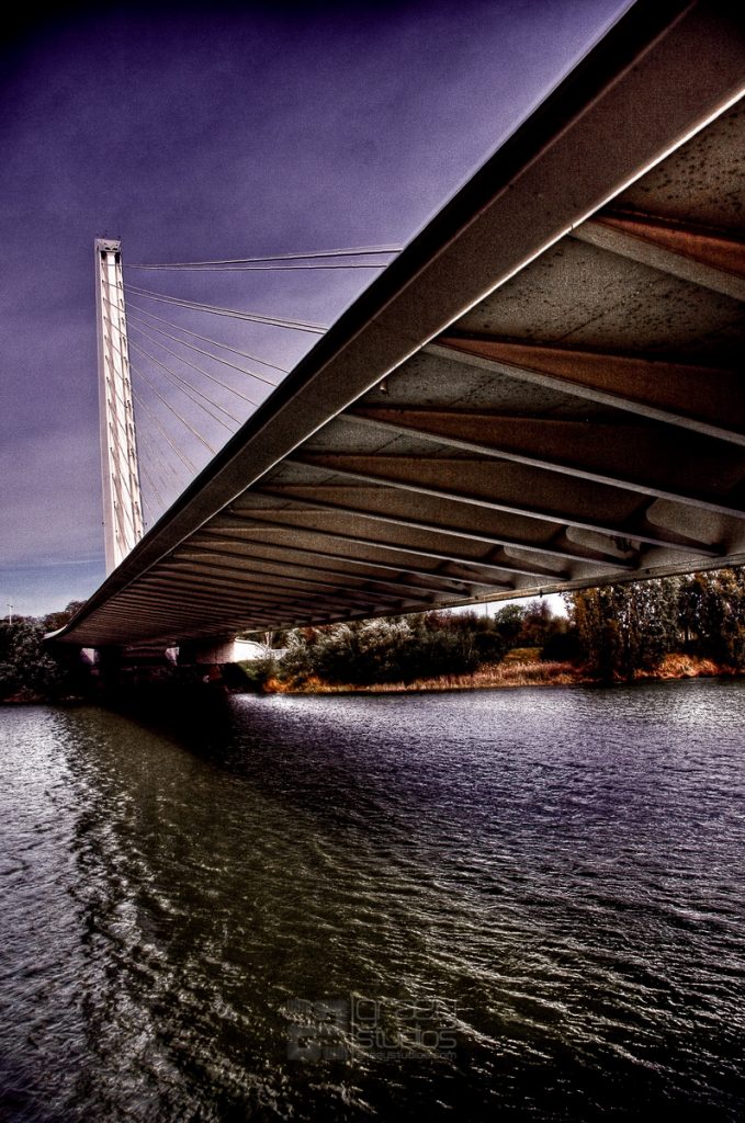 Seville Alamillo Calatrava Bridge, Spain